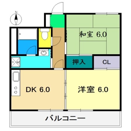 ル･フルール大川筋の物件間取画像